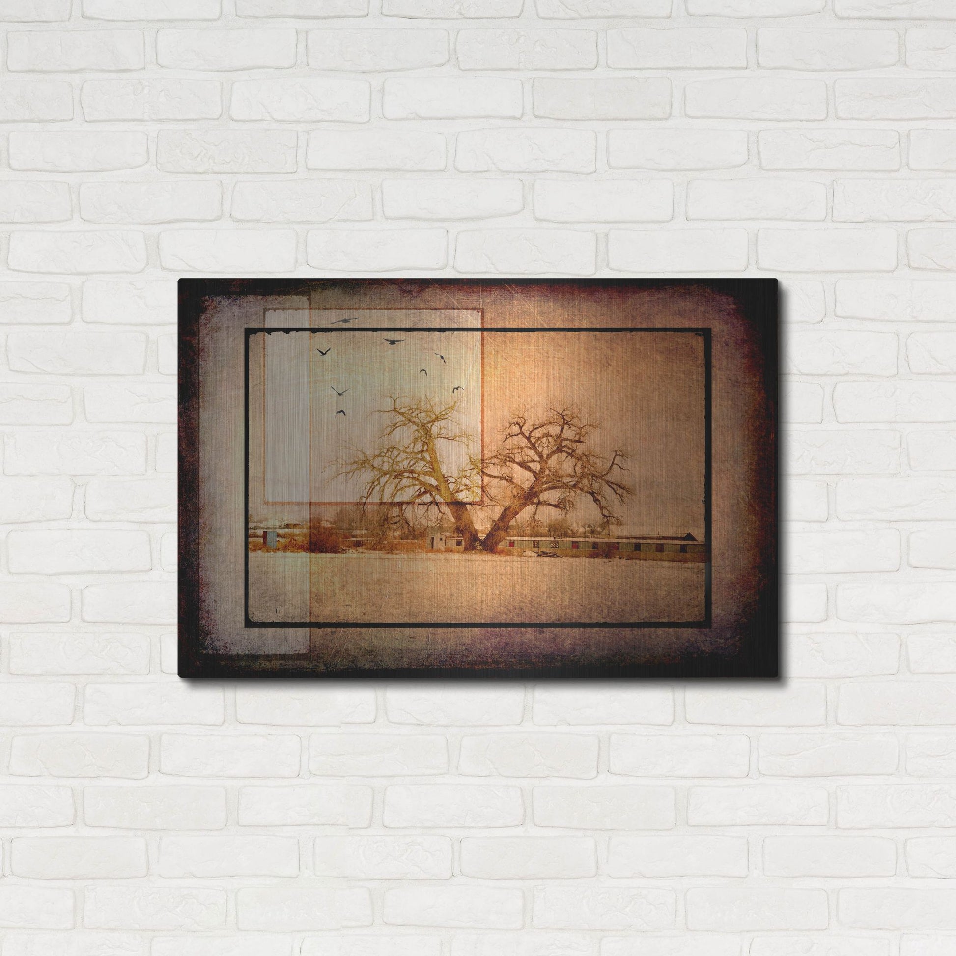 Luxe Metal Art 'For the Love of Trees V' by Lightbox Journal, Metal Wall Art,36x24