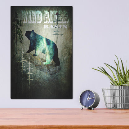 Luxe Metal Art 'Wind River I' by Lightbox Journal, Metal Wall Art,12x16