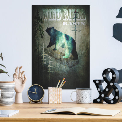 Luxe Metal Art 'Wind River I' by Lightbox Journal, Metal Wall Art,12x16