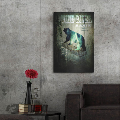 Luxe Metal Art 'Wind River I' by Lightbox Journal, Metal Wall Art,24x36