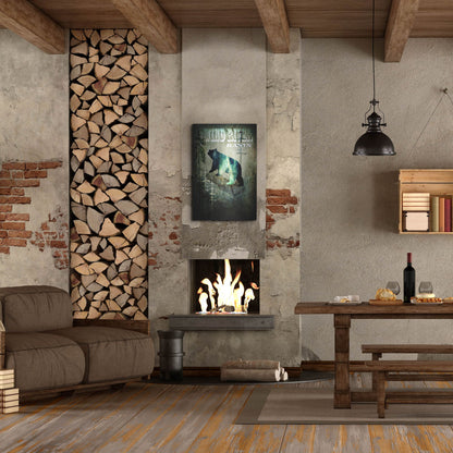 Luxe Metal Art 'Wind River I' by Lightbox Journal, Metal Wall Art,24x36