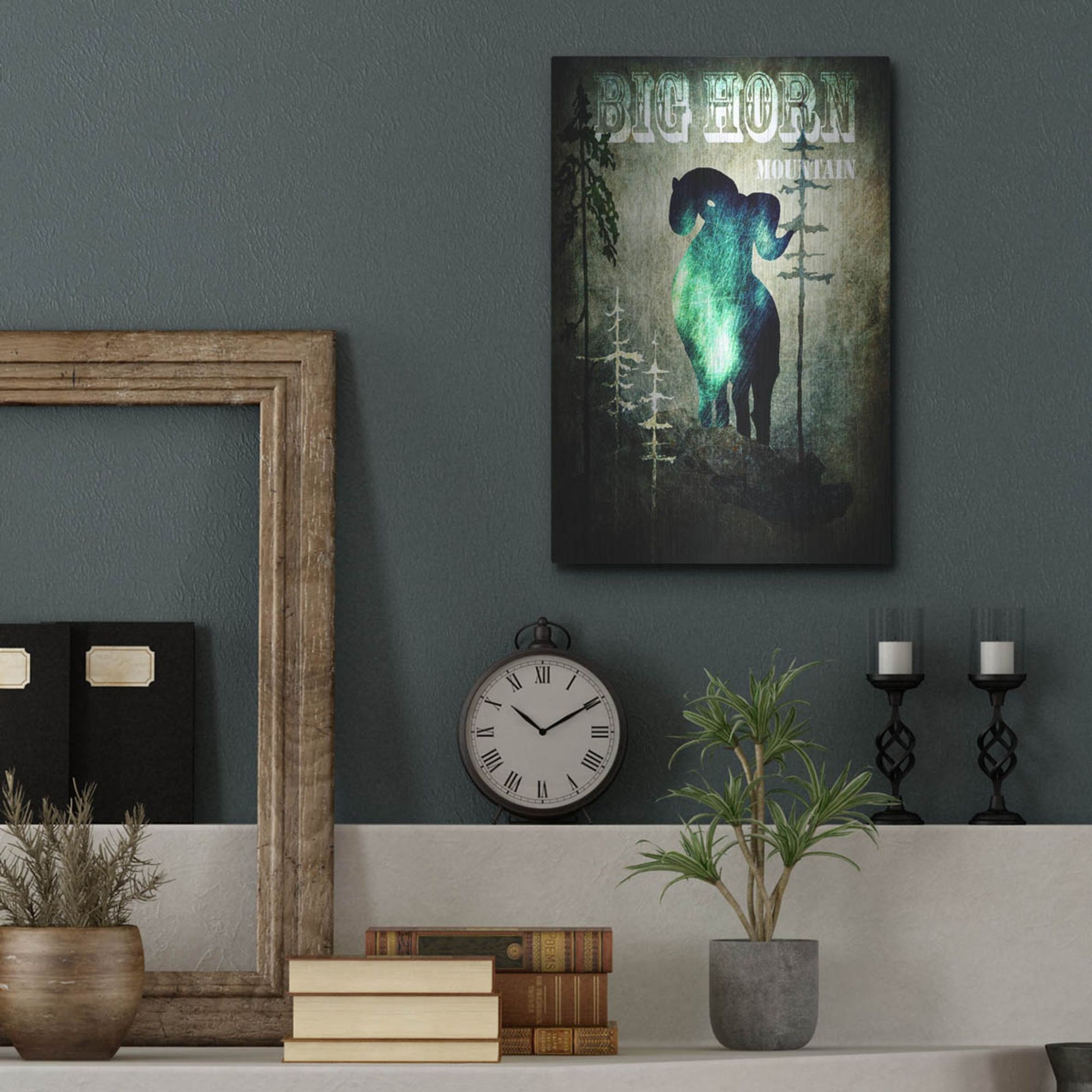 Luxe Metal Art 'Wind River II' by Lightbox Journal, Metal Wall Art,12x16