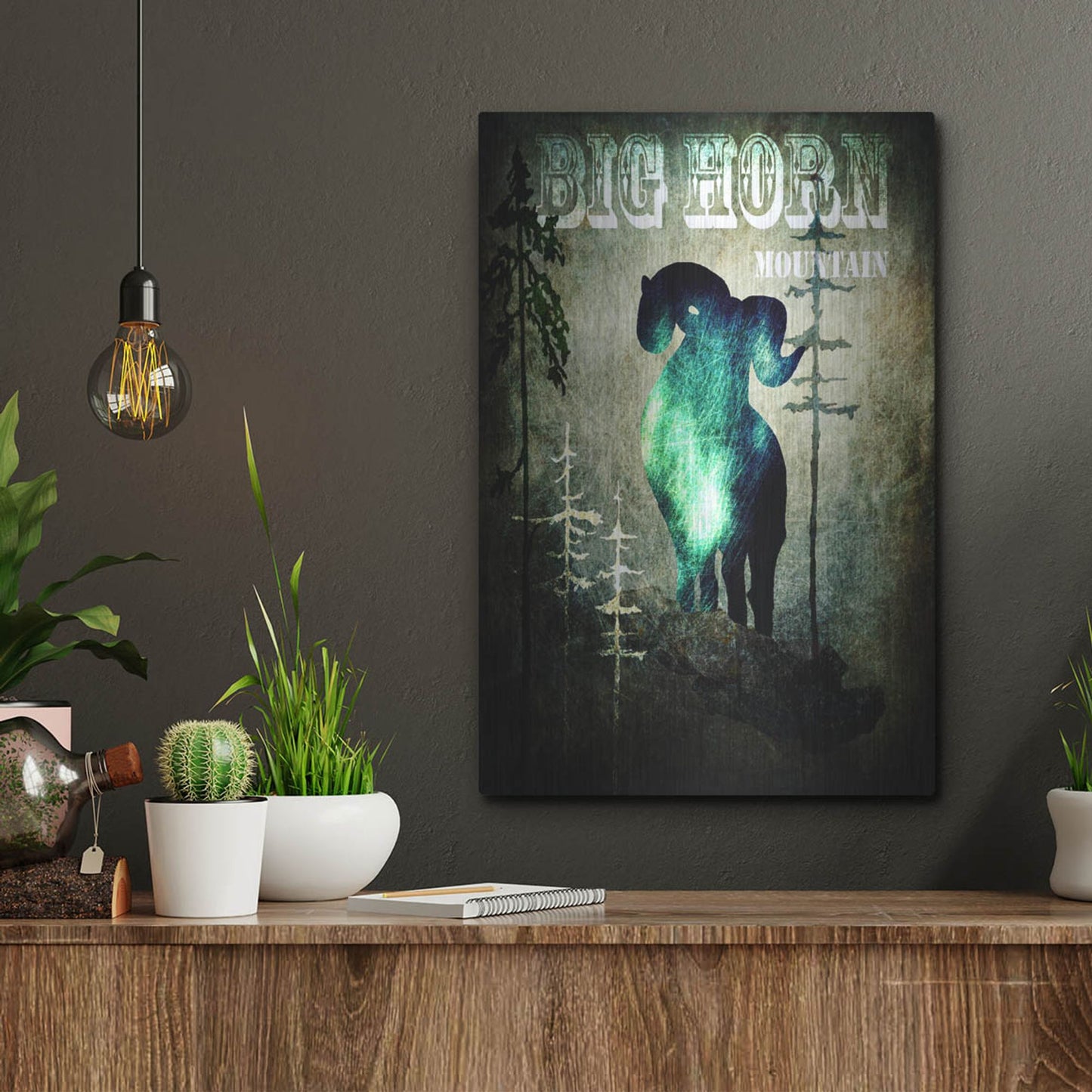 Luxe Metal Art 'Wind River II' by Lightbox Journal, Metal Wall Art,12x16