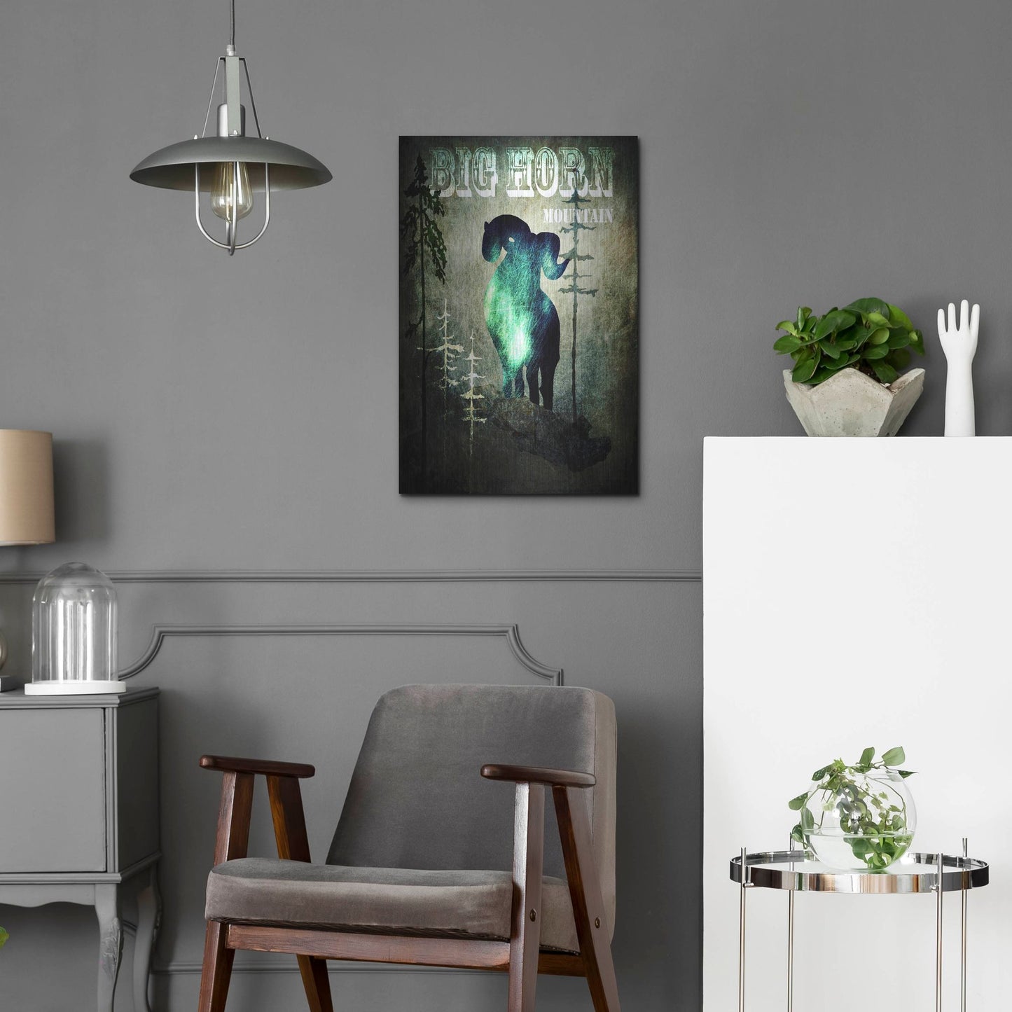 Luxe Metal Art 'Wind River II' by Lightbox Journal, Metal Wall Art,16x24