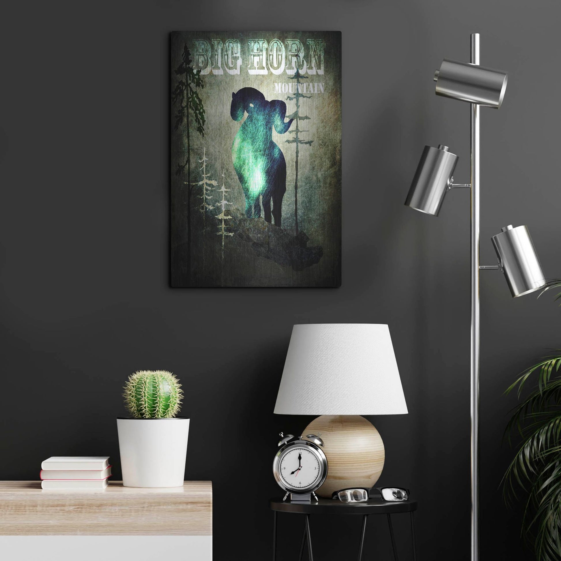 Luxe Metal Art 'Wind River II' by Lightbox Journal, Metal Wall Art,16x24