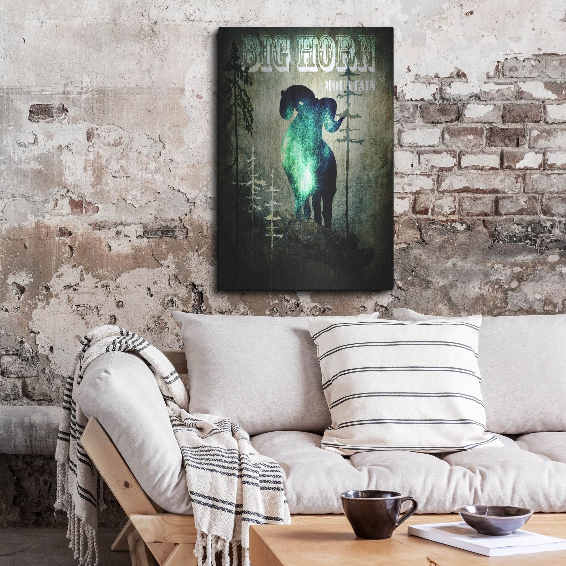 Luxe Metal Art 'Wind River II' by Lightbox Journal, Metal Wall Art,24x36