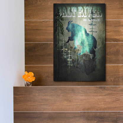 Luxe Metal Art 'Wind River III' by Lightbox Journal, Metal Wall Art,12x16