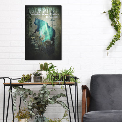 Luxe Metal Art 'Wind River III' by Lightbox Journal, Metal Wall Art,12x16