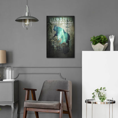 Luxe Metal Art 'Wind River III' by Lightbox Journal, Metal Wall Art,16x24