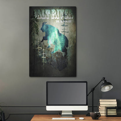 Luxe Metal Art 'Wind River III' by Lightbox Journal, Metal Wall Art,24x36