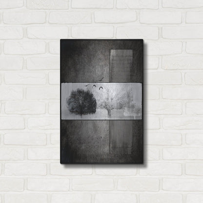 Luxe Metal Art 'Black Tree 1' by Lightbox Journal, Metal Wall Art,16x24