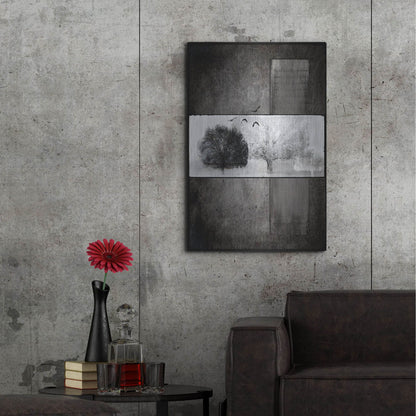 Luxe Metal Art 'Black Tree 1' by Lightbox Journal, Metal Wall Art,24x36