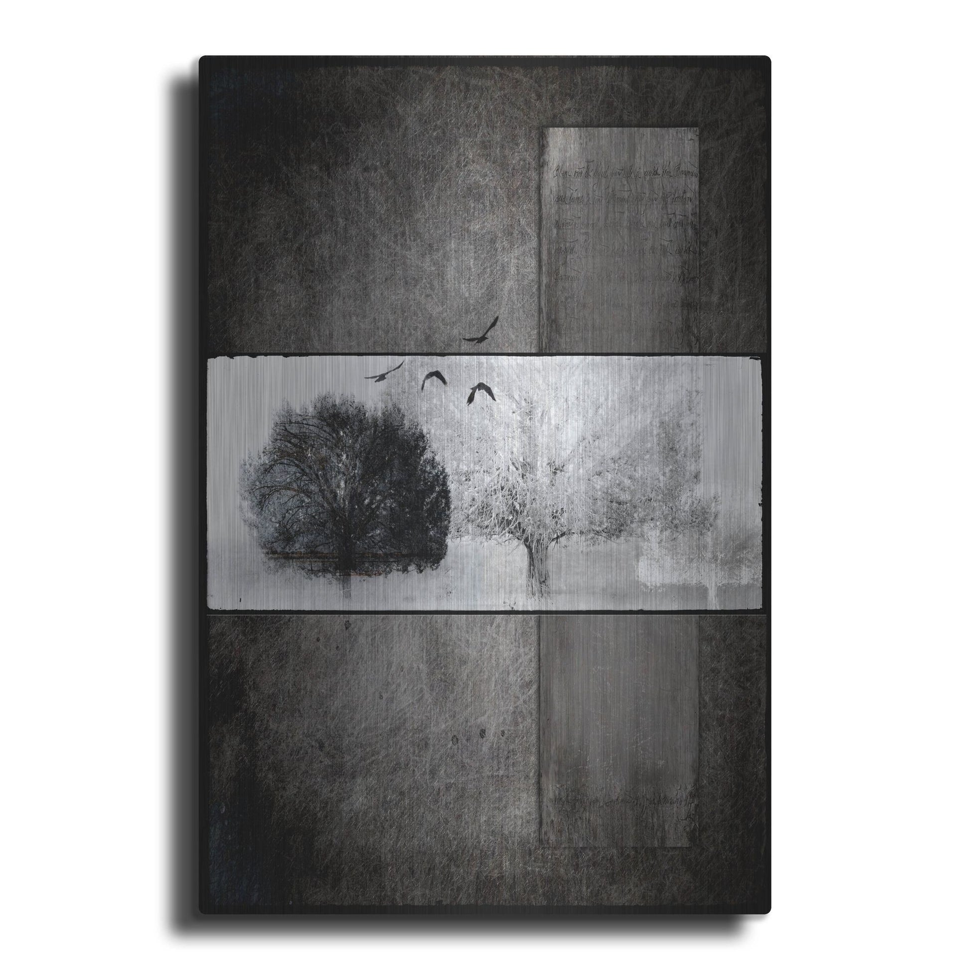 Luxe Metal Art 'Black Tree 1' by Lightbox Journal, Metal Wall Art