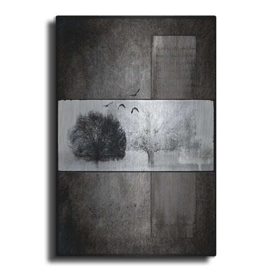 Luxe Metal Art 'Black Tree 1' by Lightbox Journal, Metal Wall Art