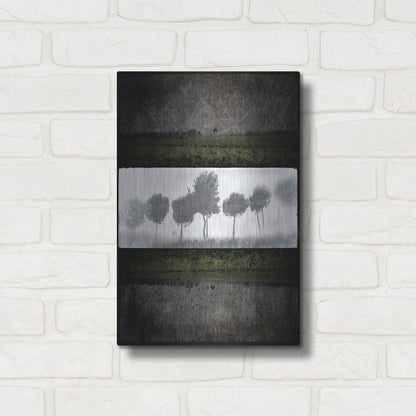 Luxe Metal Art 'Black Tree 2' by Lightbox Journal, Metal Wall Art,12x16