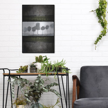 Luxe Metal Art 'Black Tree 2' by Lightbox Journal, Metal Wall Art,12x16