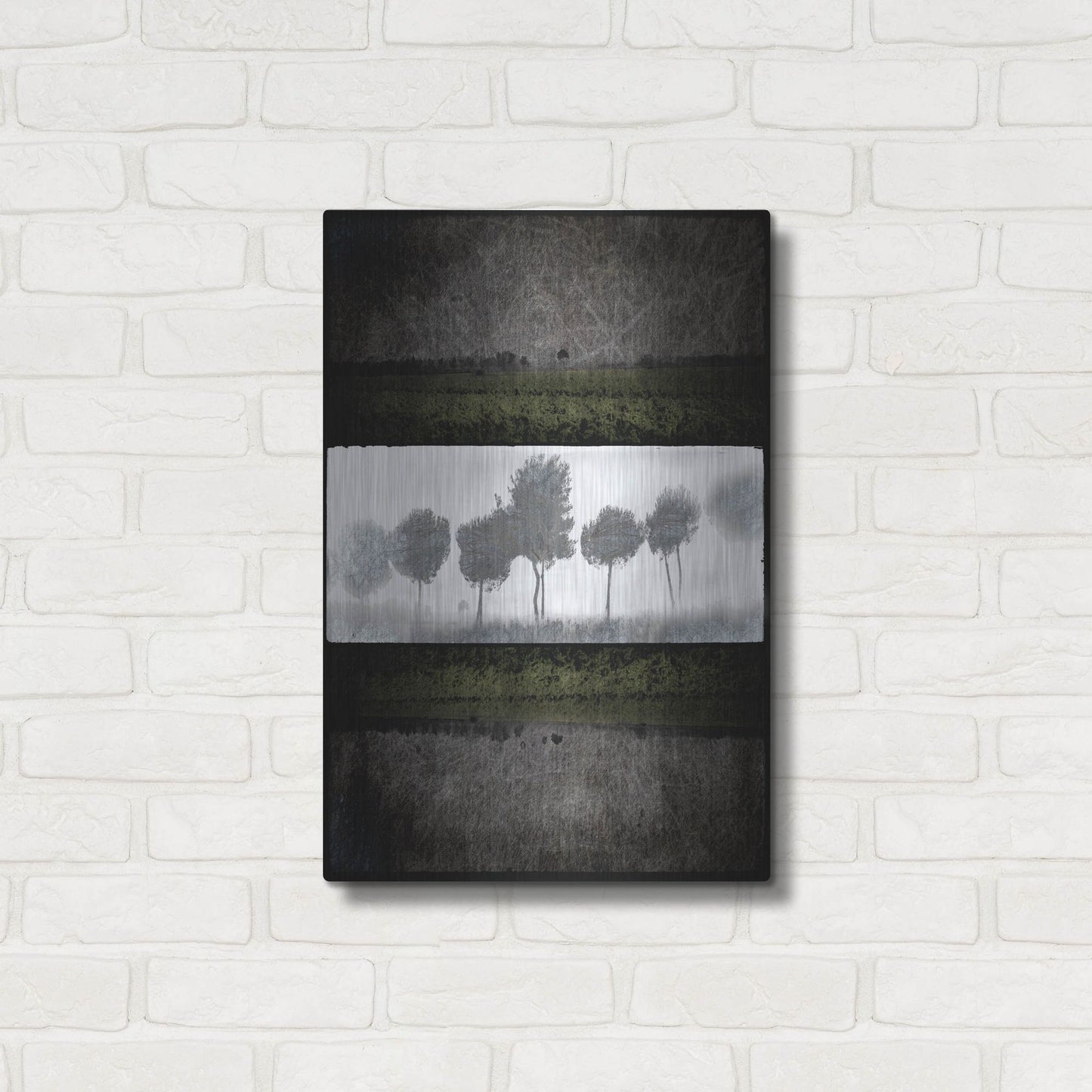 Luxe Metal Art 'Black Tree 2' by Lightbox Journal, Metal Wall Art,16x24
