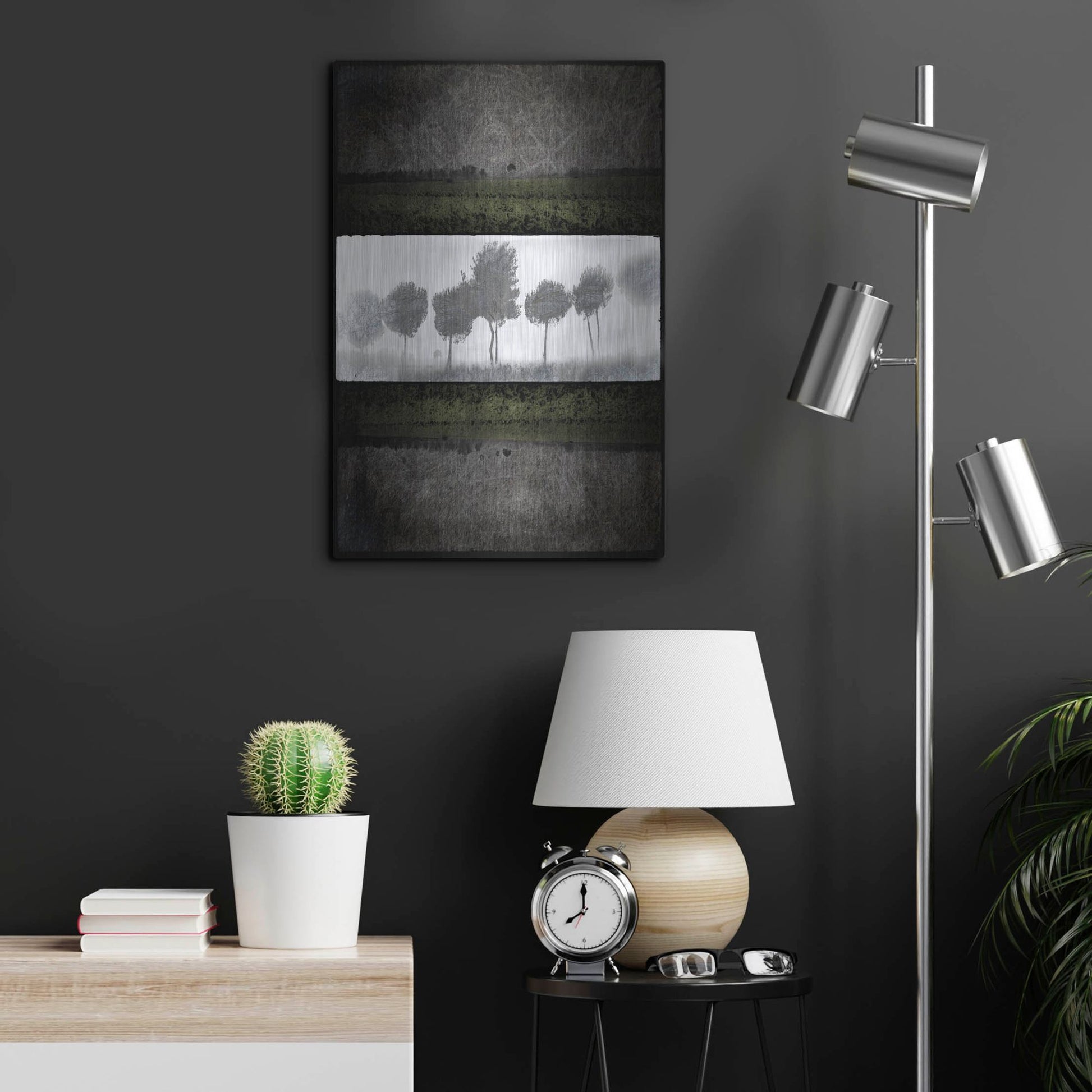 Luxe Metal Art 'Black Tree 2' by Lightbox Journal, Metal Wall Art,16x24