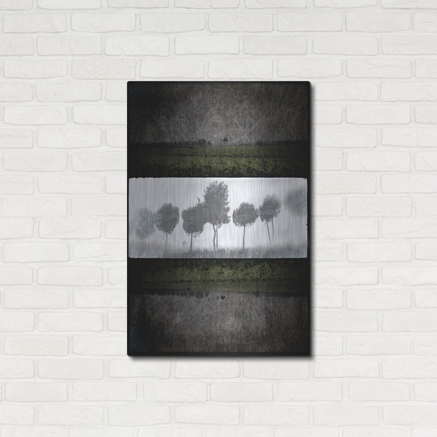 Luxe Metal Art 'Black Tree 2' by Lightbox Journal, Metal Wall Art,24x36