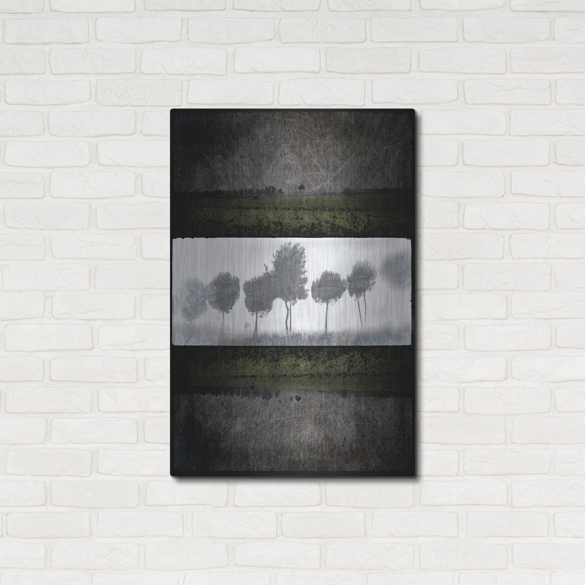 Luxe Metal Art 'Black Tree 2' by Lightbox Journal, Metal Wall Art,24x36