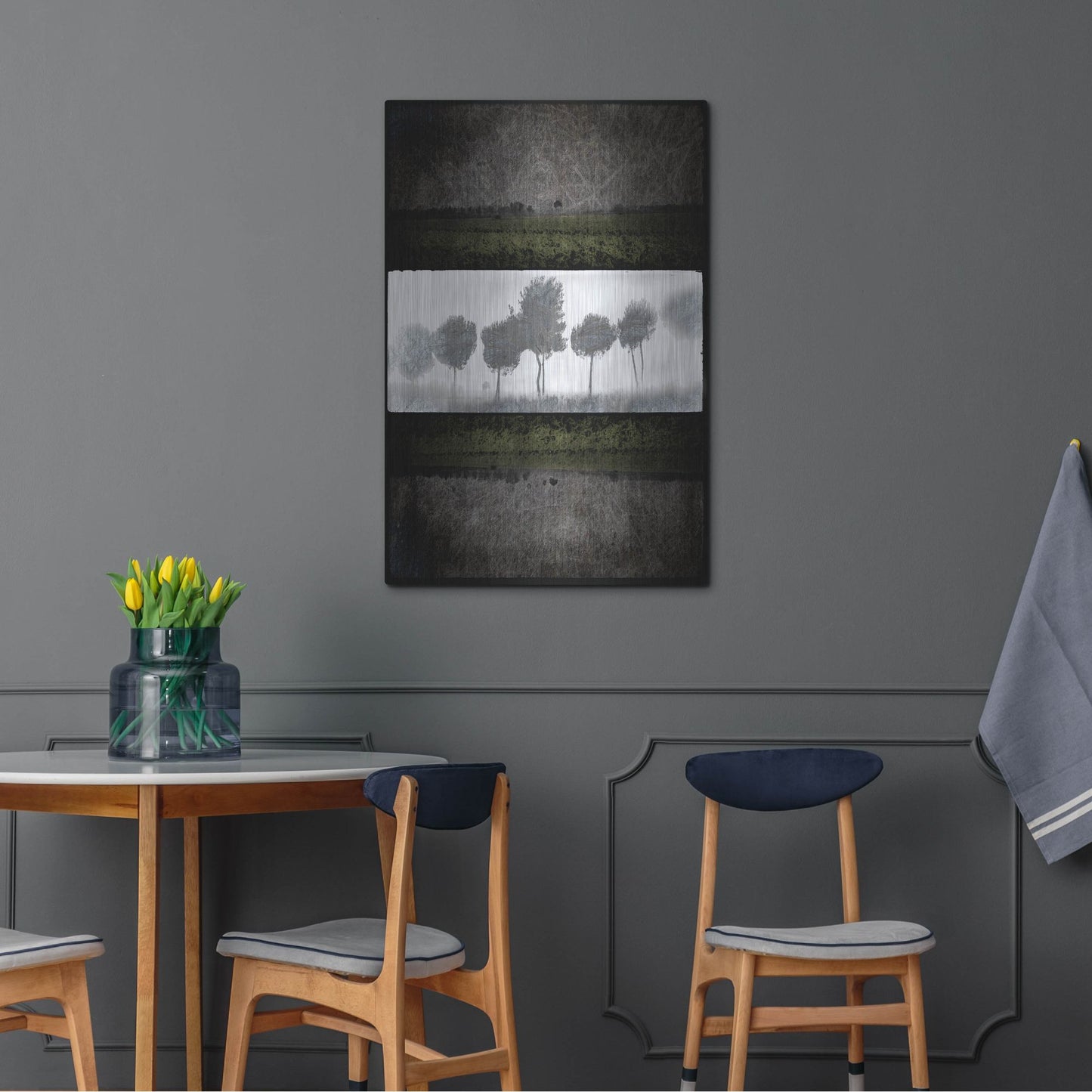 Luxe Metal Art 'Black Tree 2' by Lightbox Journal, Metal Wall Art,24x36