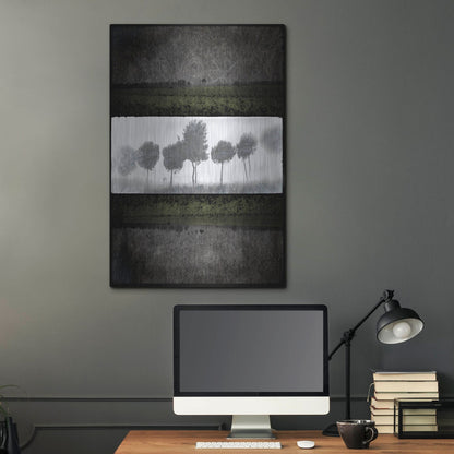 Luxe Metal Art 'Black Tree 2' by Lightbox Journal, Metal Wall Art,24x36