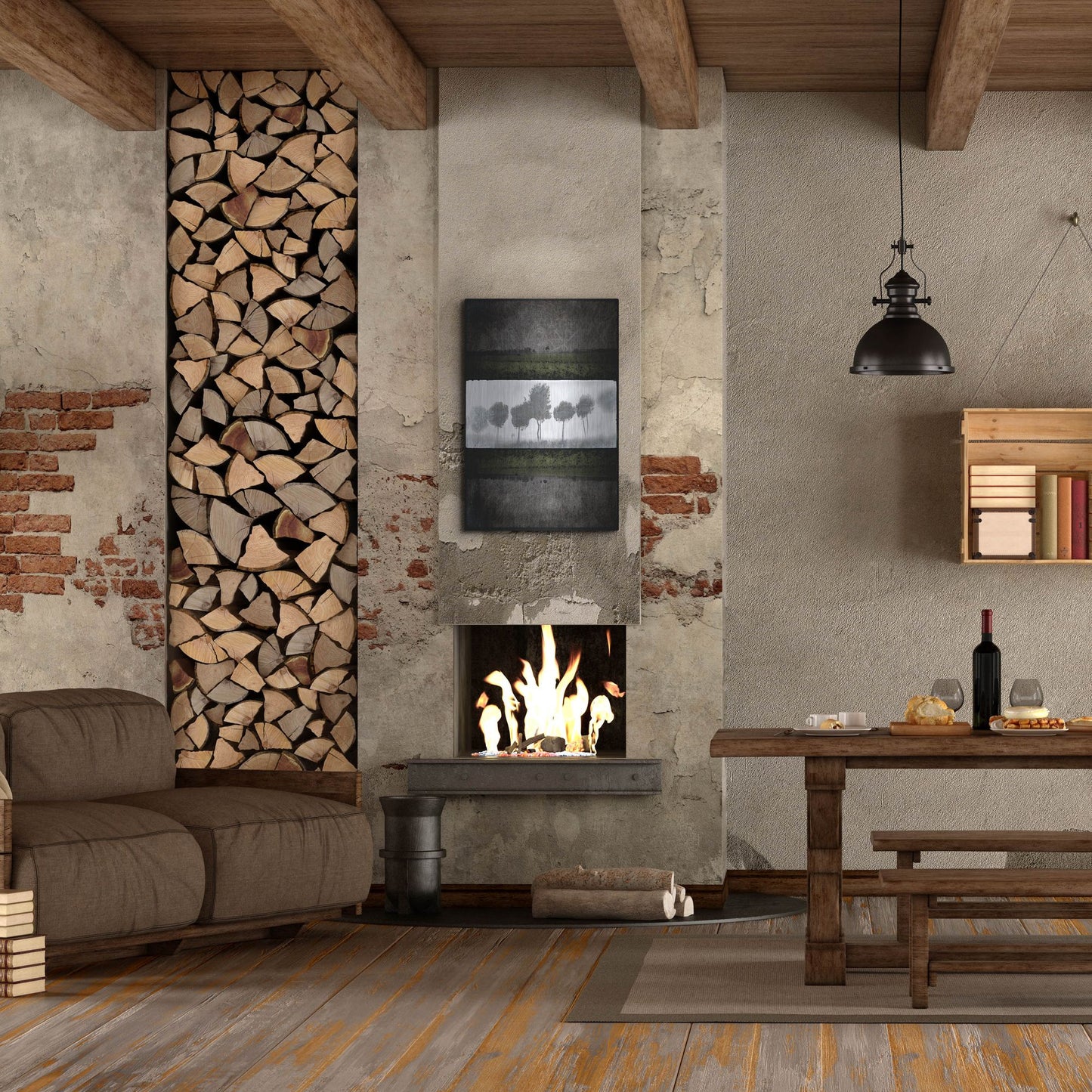 Luxe Metal Art 'Black Tree 2' by Lightbox Journal, Metal Wall Art,24x36