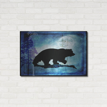 Luxe Metal Art 'Midnight Bear' by Lightbox Journal, Metal Wall Art,36x24