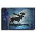 Luxe Metal Art 'Midnight Moose' by Lightbox Journal, Metal Wall Art