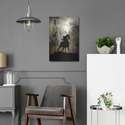 Luxe Metal Art 'Mystic Big Horn' by Lightbox Journal, Metal Wall Art,16x24