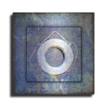 Luxe Metal Art 'Beach House Life Saver' by Lightbox Journal, Metal Wall Art