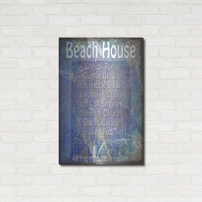 Luxe Metal Art 'Beach House' by Lightbox Journal, Metal Wall Art,24x36