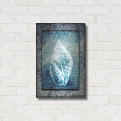 Luxe Metal Art 'Hello Beach Shell II' by Lightbox Journal, Metal Wall Art,16x24