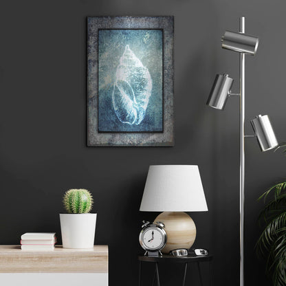Luxe Metal Art 'Hello Beach Shell II' by Lightbox Journal, Metal Wall Art,16x24