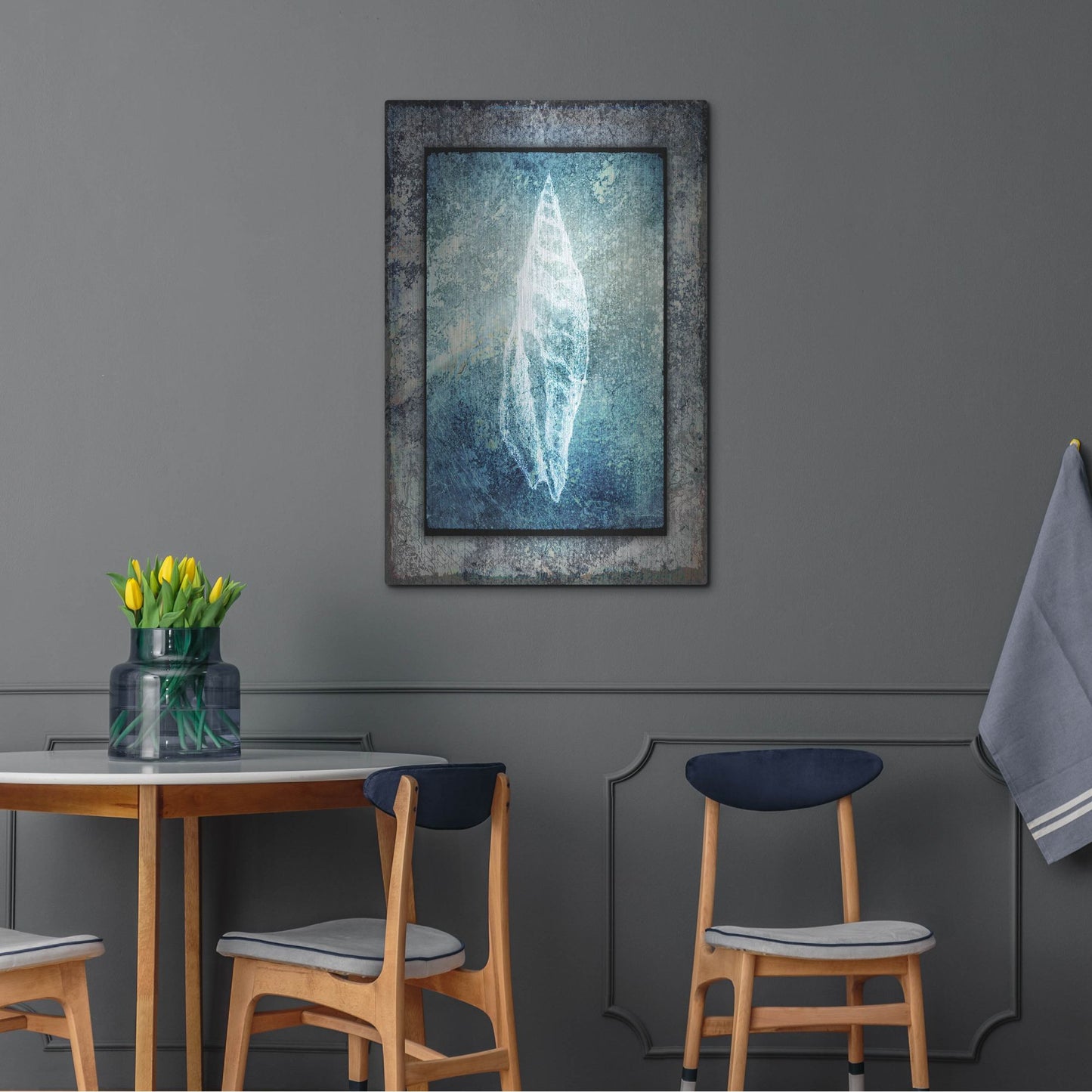 Luxe Metal Art 'Hello Beach Shell III' by Lightbox Journal, Metal Wall Art,24x36