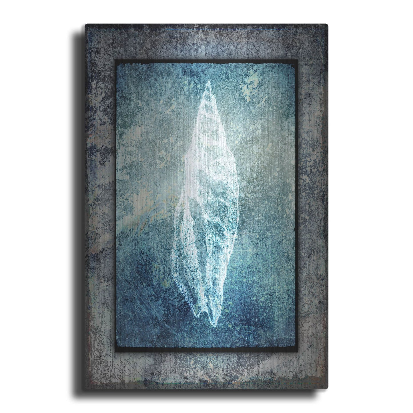 Luxe Metal Art 'Hello Beach Shell III' by Lightbox Journal, Metal Wall Art