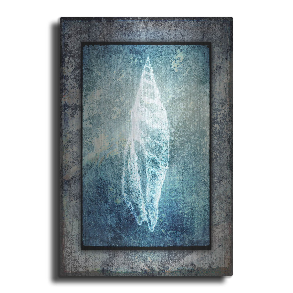 Luxe Metal Art 'Hello Beach Shell III' by Lightbox Journal, Metal Wall Art