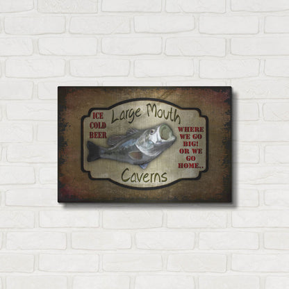 Luxe Metal Art 'Large Mouth Cavern II' by Lightbox Journal, Metal Wall Art,24x16