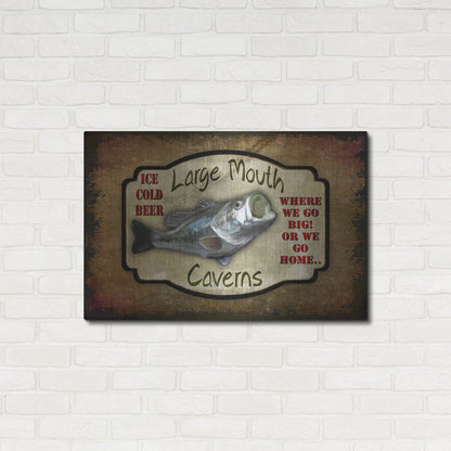 Luxe Metal Art 'Large Mouth Cavern II' by Lightbox Journal, Metal Wall Art,36x24