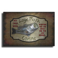 Luxe Metal Art 'Large Mouth Cavern II' by Lightbox Journal, Metal Wall Art