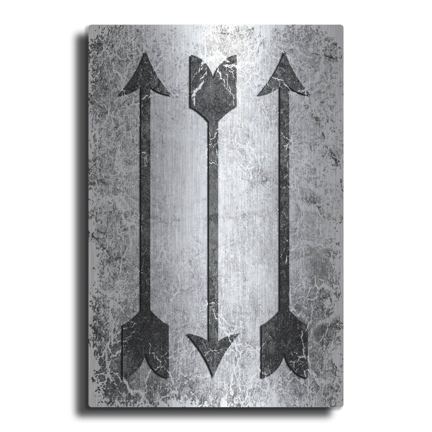 Luxe Metal Art 'Arrow 2' by Lightbox Journal, Metal Wall Art