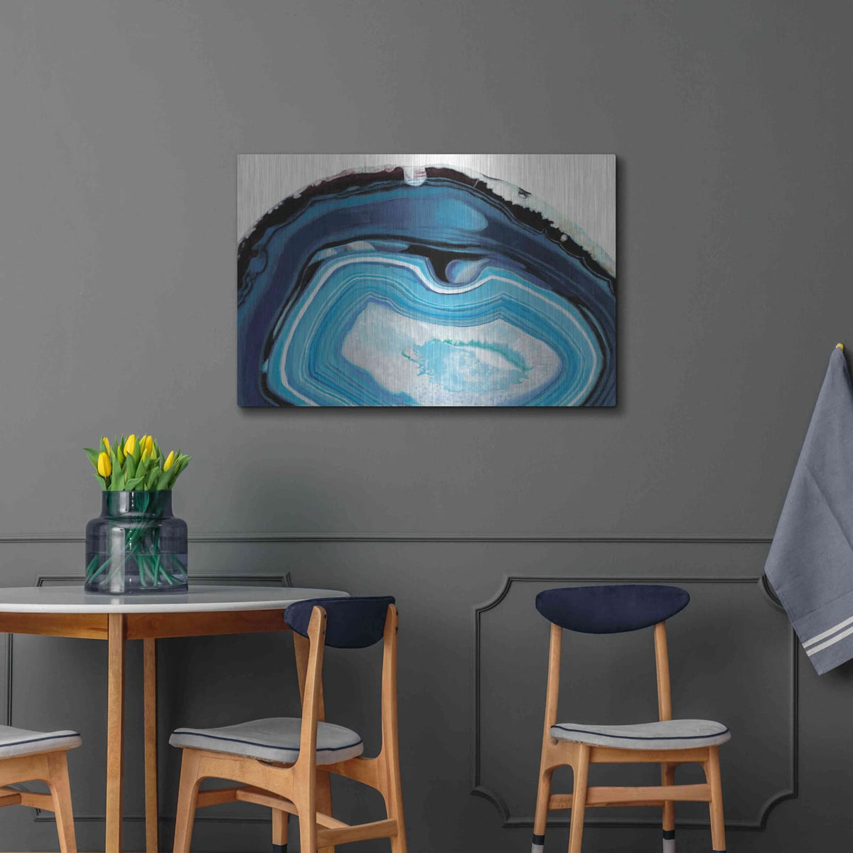 'Agate Studies I' by Naomi McCavitt – Metal Wall Art, 36x24 room view