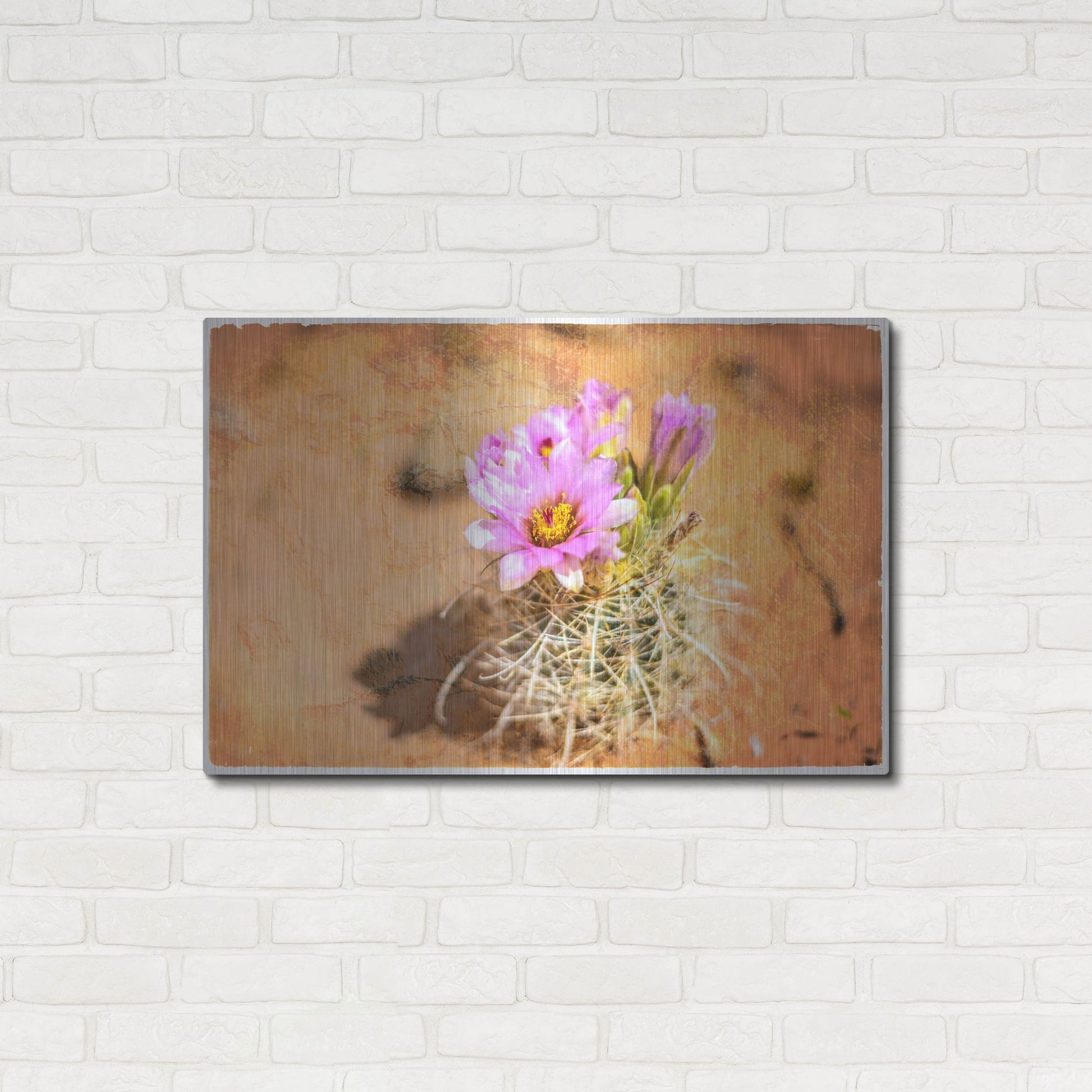 Luxe Metal Art 'Desert Flower 4' by Lightbox Journal, Metal Wall Art,36x24