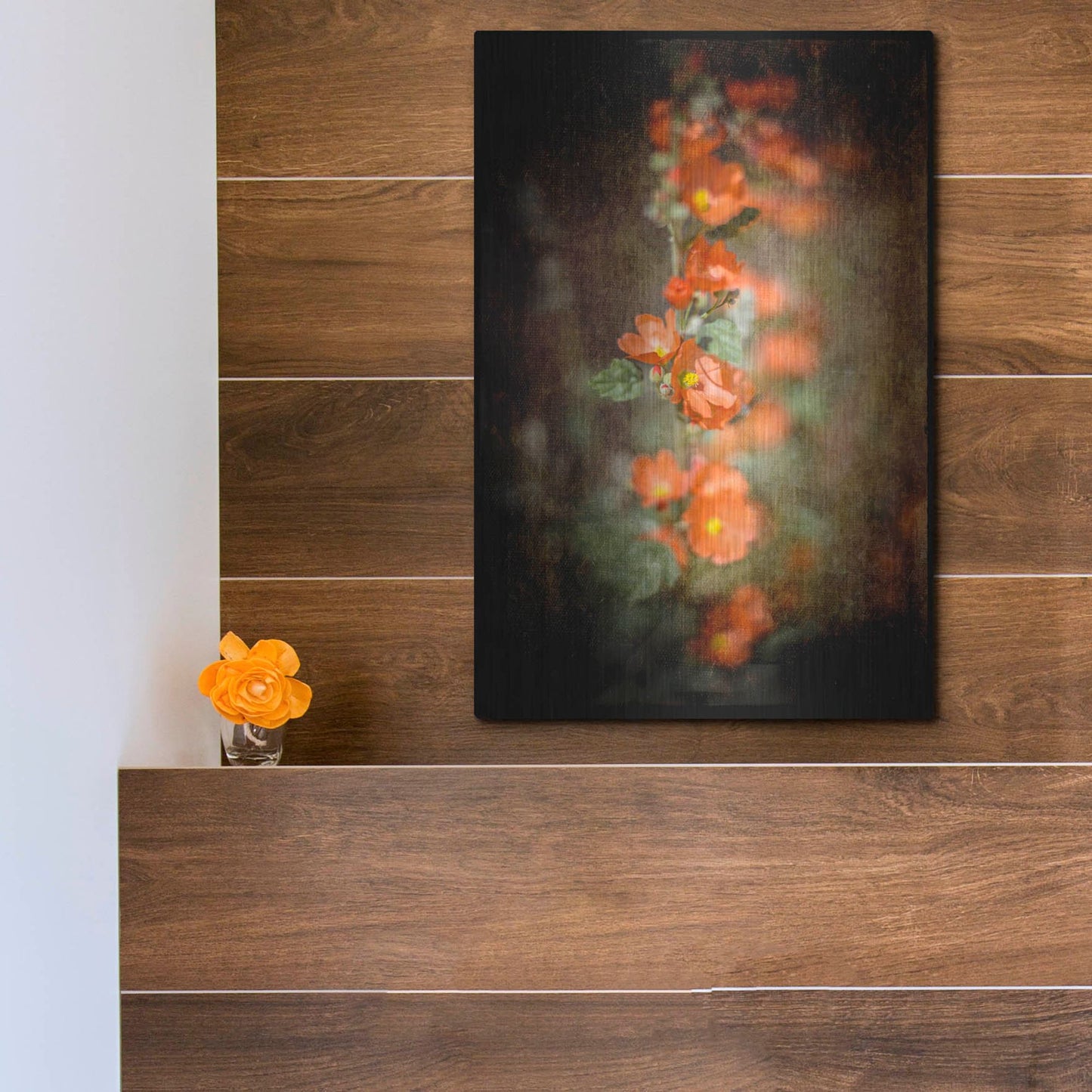 Luxe Metal Art 'Desert Flower 5' by Lightbox Journal, Metal Wall Art,12x16