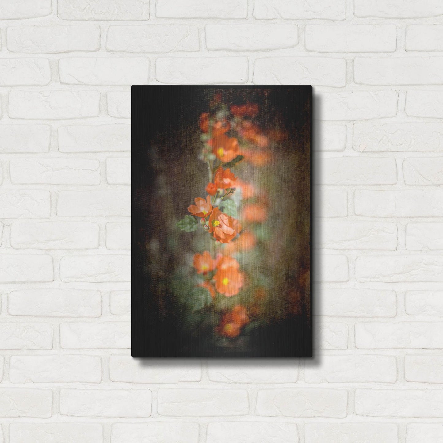 Luxe Metal Art 'Desert Flower 5' by Lightbox Journal, Metal Wall Art,16x24