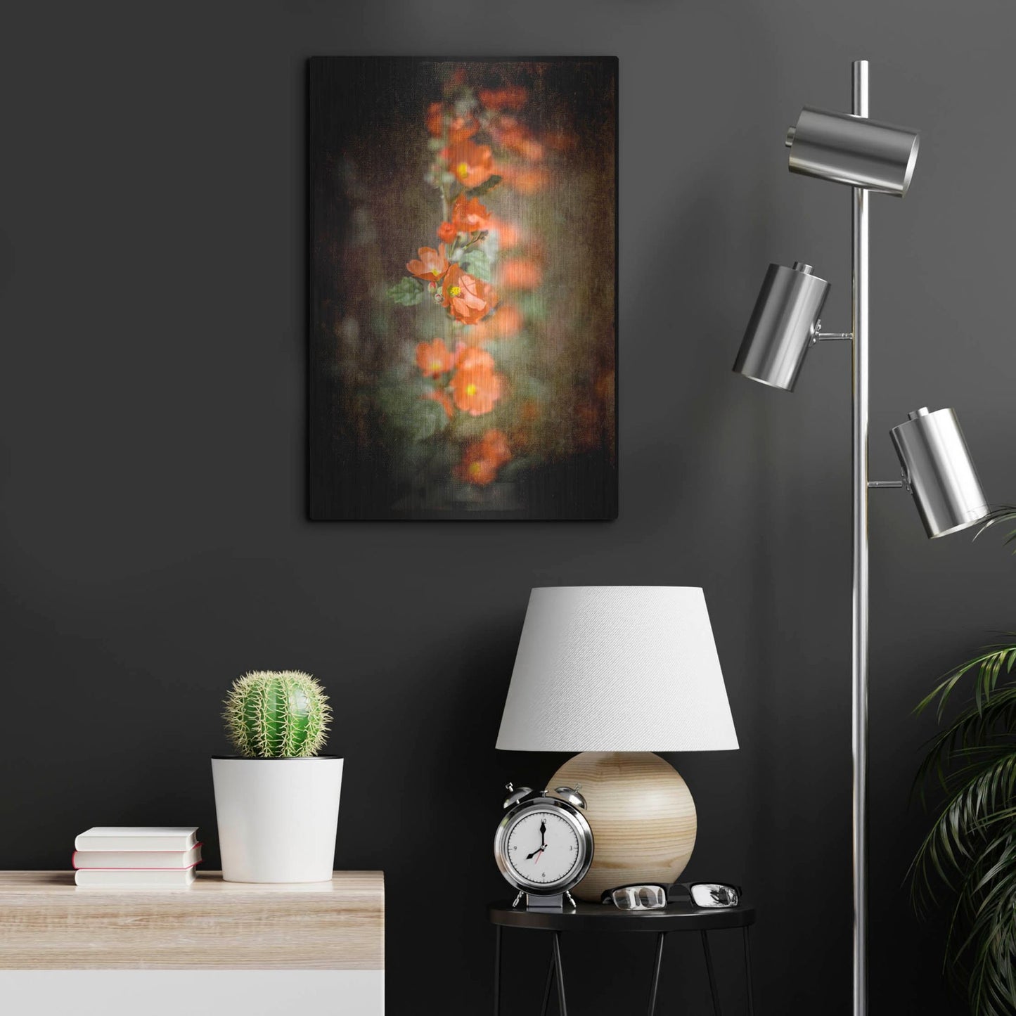 Luxe Metal Art 'Desert Flower 5' by Lightbox Journal, Metal Wall Art,16x24