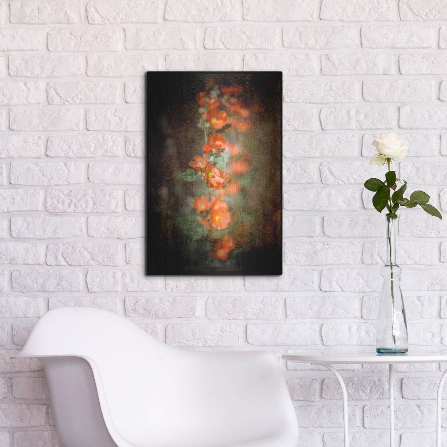 Luxe Metal Art 'Desert Flower 5' by Lightbox Journal, Metal Wall Art,16x24