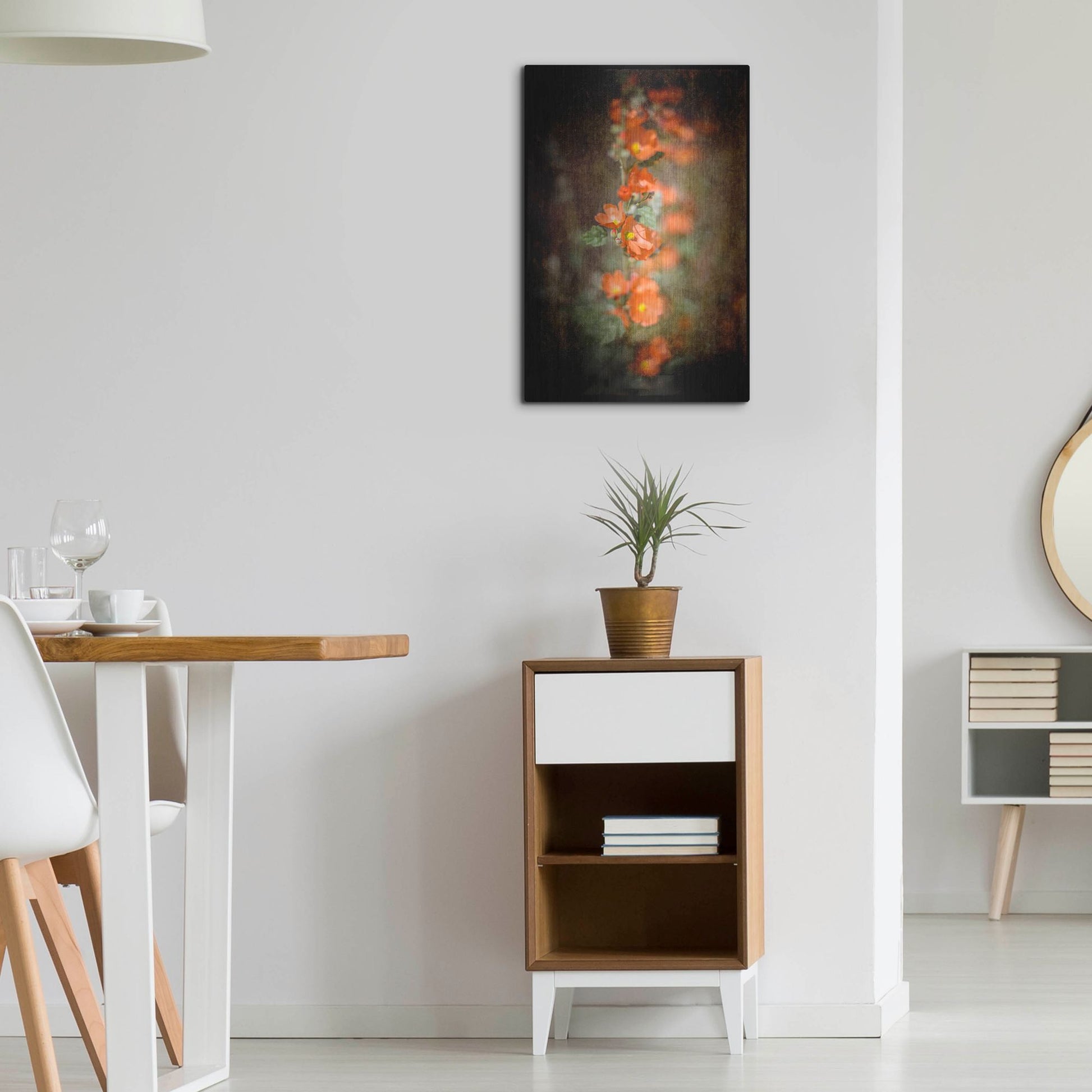 Luxe Metal Art 'Desert Flower 5' by Lightbox Journal, Metal Wall Art,16x24