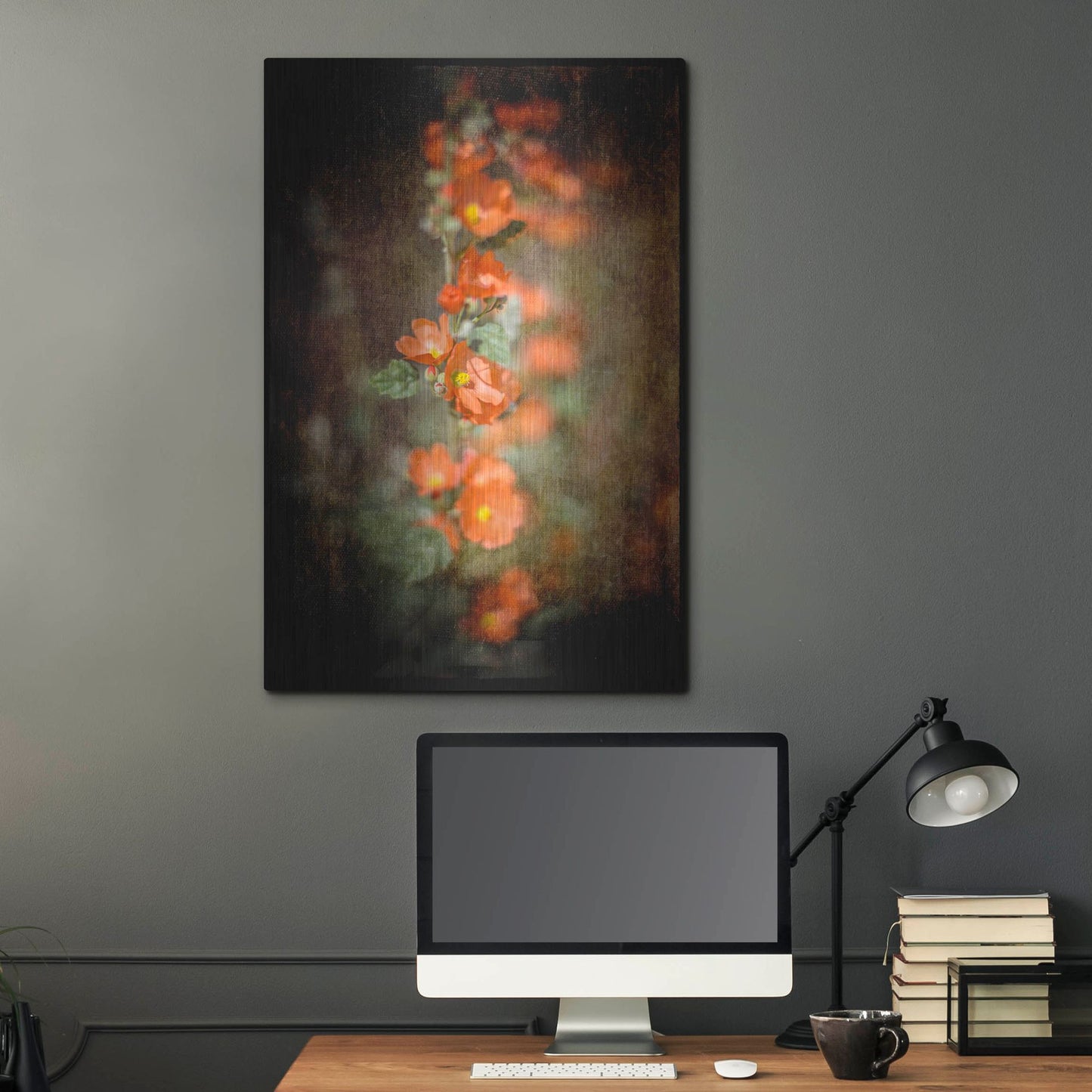 Luxe Metal Art 'Desert Flower 5' by Lightbox Journal, Metal Wall Art,24x36