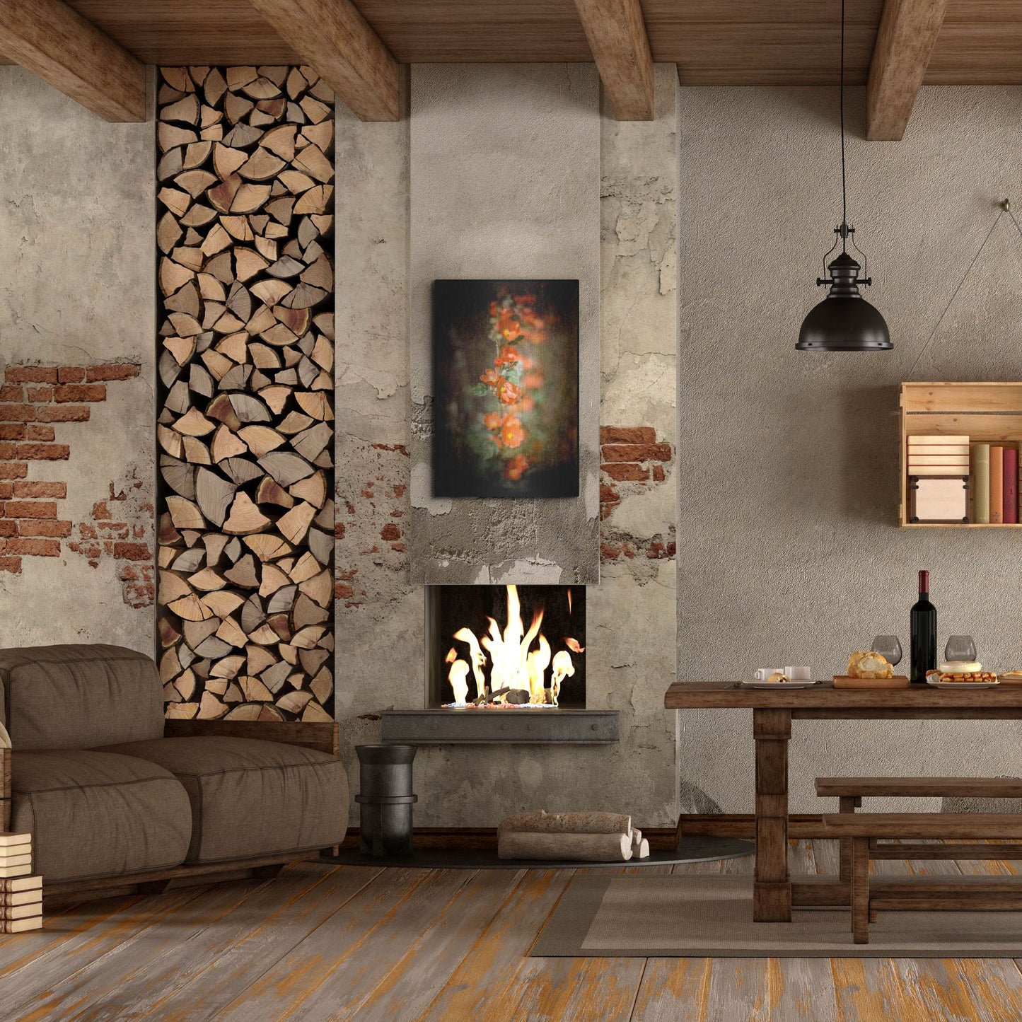 Luxe Metal Art 'Desert Flower 5' by Lightbox Journal, Metal Wall Art,24x36